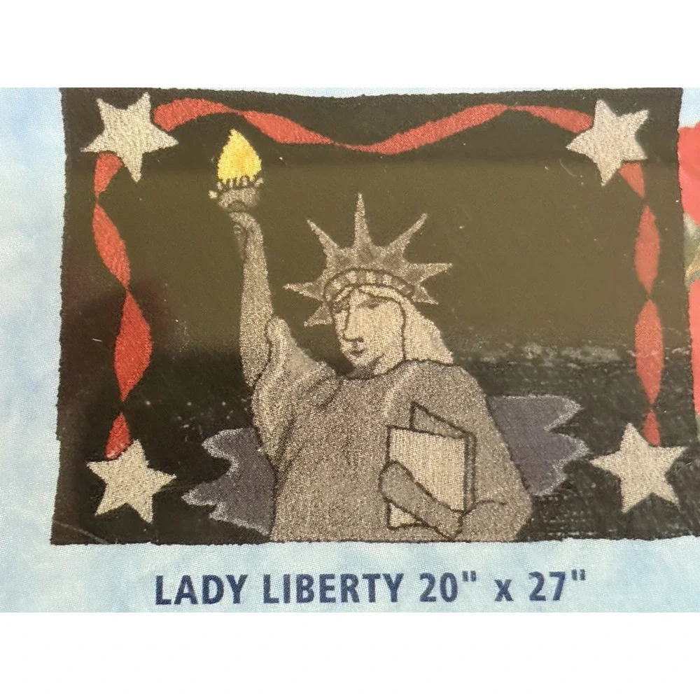 Rugworks Heirloom Hooking Lady Liberty 20” X 27” Rug Hooking Kit New #60517